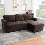 Naomi Home L-Shaped Sleeper Sofa with USB Ports