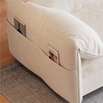 Beige 3-in-1 Convertible Futon Sofa Bed