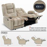 MCombo 55.9" Electric Loveseat Recliner with USB