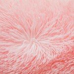 Pink Fluffy Faux Fur Comforter Set – Queen