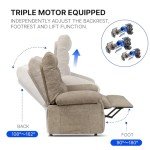 FLEXISPOT XL1 Electric Lift Recliner Chair - Brown