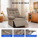 FLEXISPOT XL1 Electric Lift Recliner Chair - Brown