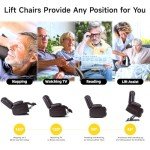 Large Power Lift Recliner Chair with Massage Funktion