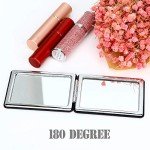 Compact Double-Sided Vanity Mirror for Men