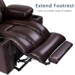 Large Power Lift Recliner Chair with Massage Funktion