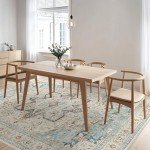Aqua Multi 9x12 Washable Boho Area Rug