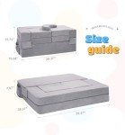 Modular Kids Sofa and Convertible Foam Couch