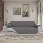 Reversible Oversized Couch Cover for Dogs - Gray