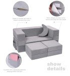 Modular Kids Sofa and Convertible Foam Couch