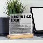 Funny Boss Desk Decor Acrylic Table Sign