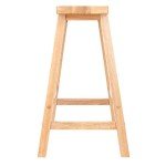 Winsome Satori 24-Inch Saddle Seat Counter Stool