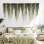 Large Dip-Dyed Macrame Wall Hanging Tapestry