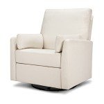 Ethan Swivel Recliner in Cream Linen
