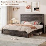 Farmhouse 5-Piece Bedroom Set in Rustic Grey