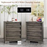 Farmhouse 5-Piece Bedroom Set in Rustic Grey
