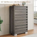 Farmhouse 5-Piece Bedroom Set in Rustic Grey
