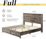 Farmhouse 5-Piece Bedroom Set in Rustic Grey