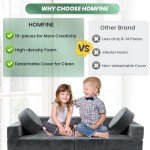 Modular Kids Play Couch - 16 Piece Set