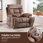 CANMOV Large Power Lift Recliner with Massage and Heat