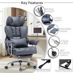 Ergonomic High Back Office Chair with Footrest