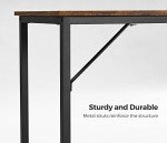 Rustic Industrial 39.4-Inch Computer Desk