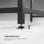 Rustic Industrial 39.4-Inch Computer Desk