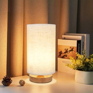 UCHENTON Mini Boho Table Lamp for Bedroom