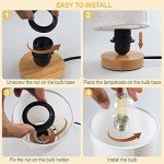 UCHENTON Mini Boho Table Lamp for Bedroom