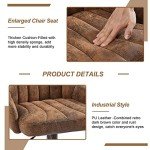 Adjustable Dark Brown Bar Stools Set of 2