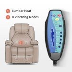 MCombo Medium Power Lift Recliner Chair with Massage
