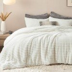 Cozy Cream Queen Fluffy Comforter Set