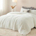 Cozy Cream Queen Fluffy Comforter Set