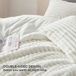 Cozy Cream Queen Fluffy Comforter Set
