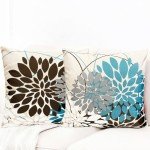 Decorative 20x20 Inch Pillow Covers - Set of 2