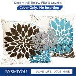 Decorative 20x20 Inch Pillow Covers - Set of 2