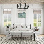 Rustic Tall Nightstand Set of 2 - White