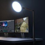 10.2" Adjustable Desk Ring Light for Video Calls