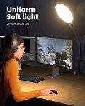 10.2" Adjustable Desk Ring Light for Video Calls