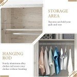 70" Farmhouse Armoire Wardrobe with Barn Doors