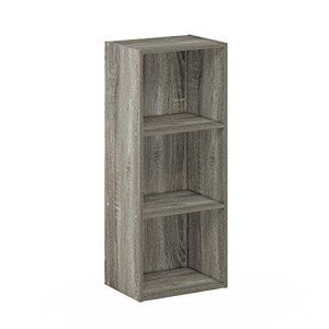 Furinno Luder 3-Tier Bookcase in French Oak