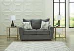 Gray Flared Arm Casual Loveseat by Ashley