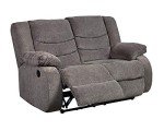 Tulen Modern Dark Gray Reclining Loveseat