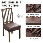 Waterproof Dining Chair Seat Covers - Set of 6