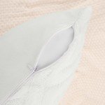Plush Faux Fur Throw Pillow Covers 18x18 - Set of 2