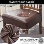 Waterproof Dining Chair Seat Covers - Set of 6