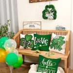 St. Patrick's Day Pillow Covers Set of 4