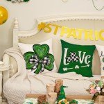 St. Patrick's Day Pillow Covers Set of 4