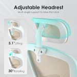 Khaki Ergonomic Office Chair with Adjustable Support