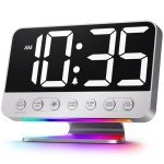 Odokee Bedroom Digital Alarm Clock with Dimmer