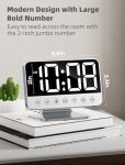 Odokee Bedroom Digital Alarm Clock with Dimmer